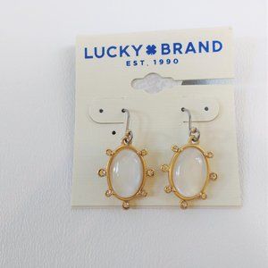 Lucky Brand Oval Drop Earrings
